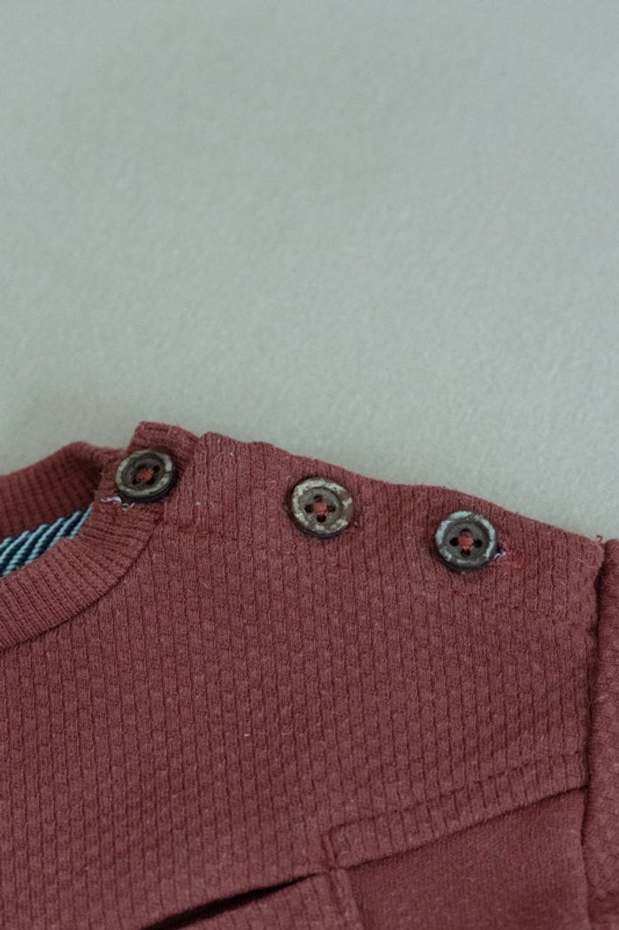 sweat pull veste 1 mois mixte unisexe - photo numéro 4