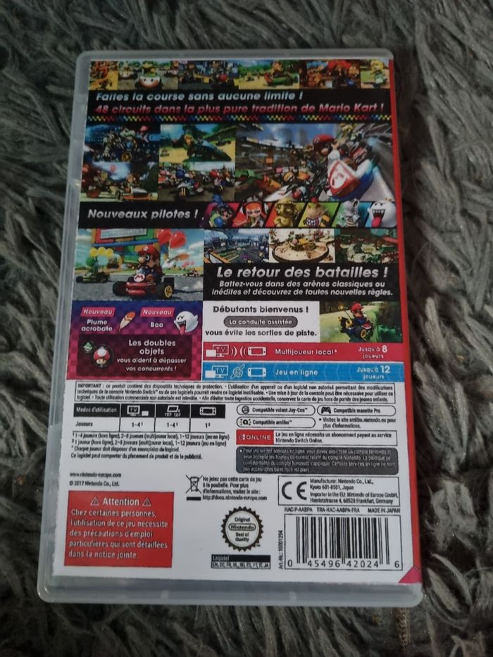 Boîte vide de jeu MarioKart deluxe 8 - photo numéro 3