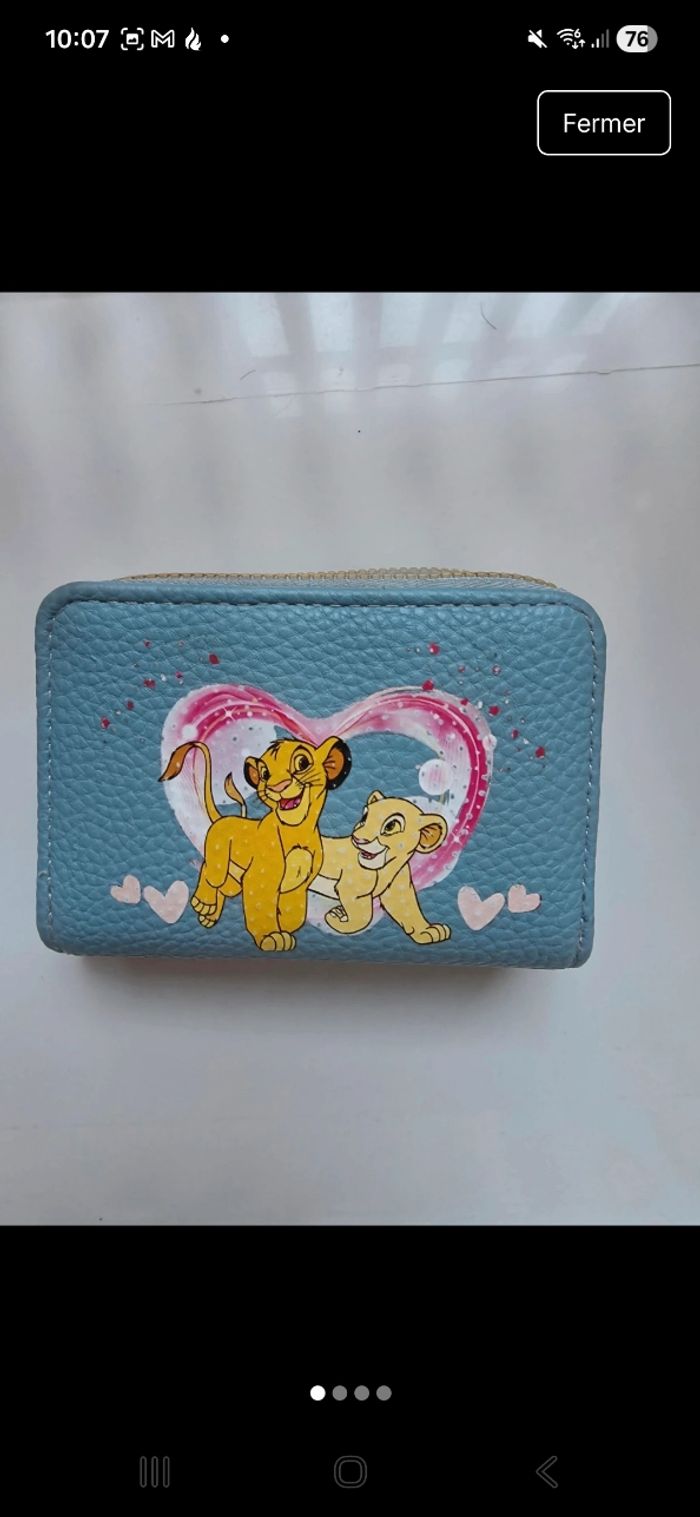 Portefeuille avec le Roi Lion