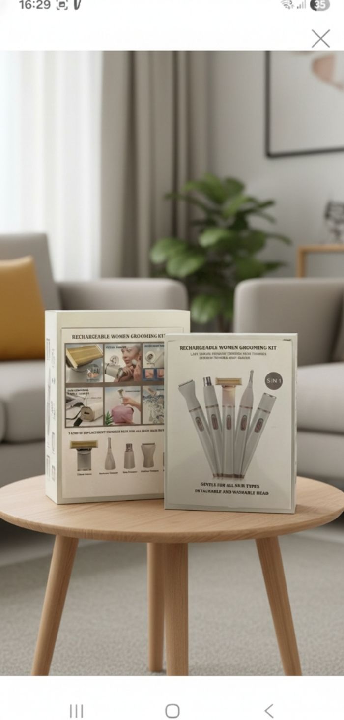 Kit de toilette féminin rechargeable 5 têtes