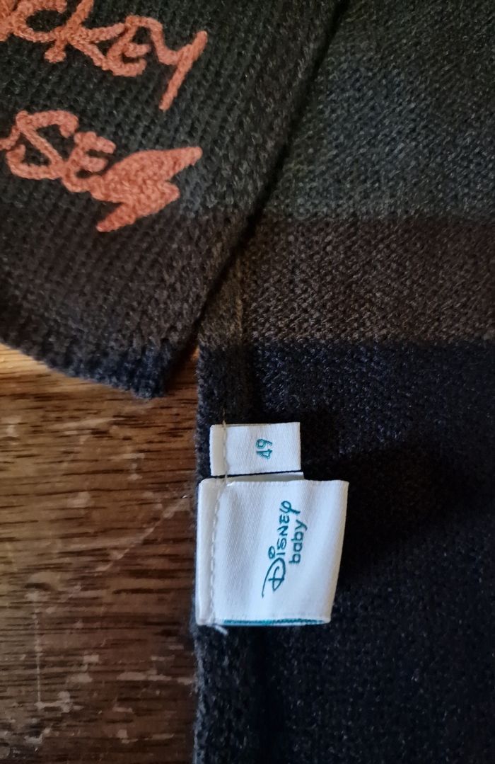 Écharpe bébé marron Mickey - photo numéro 3