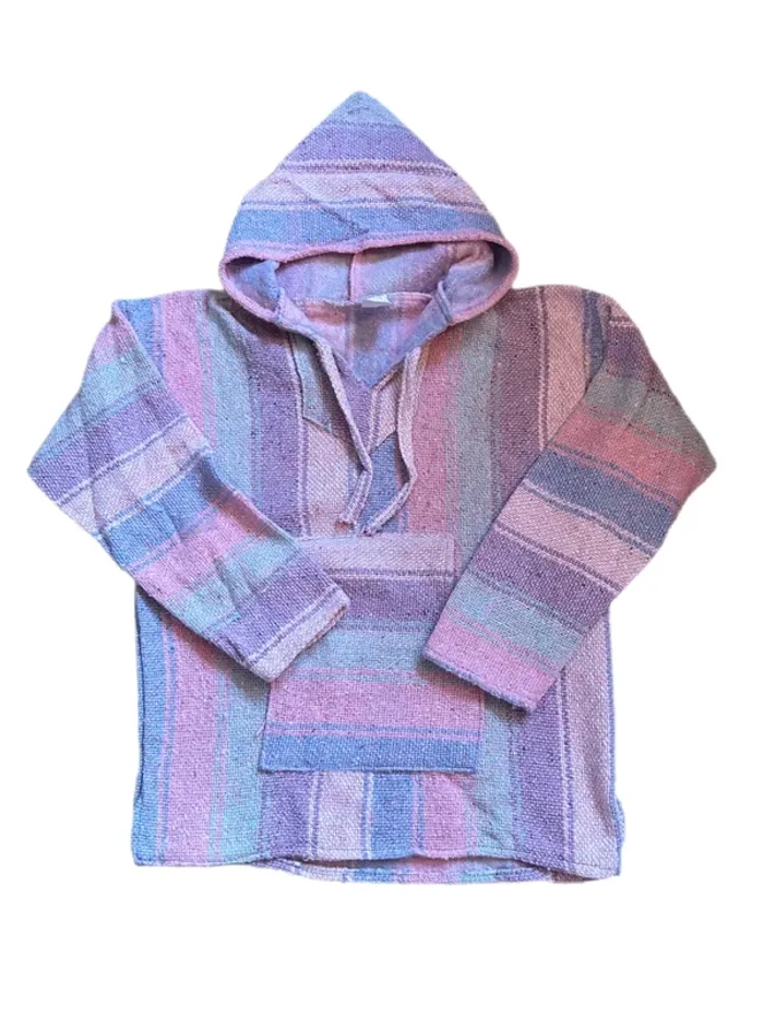 🌸💜Baja Hoodie artisanal boho ethnique Made in Mexico ethnic festival vibes sweat🌸💜 - photo numéro 9