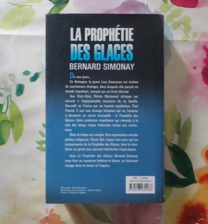 La Prophétie des Glaces de Bernard Simonay Ed. France Loisirs - photo numéro 2