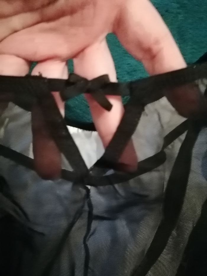 Culotte transparente et satin - photo numéro 2