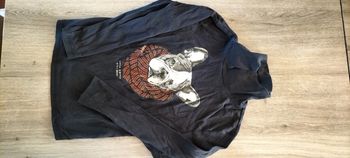 T shirt manches longues a col roulé