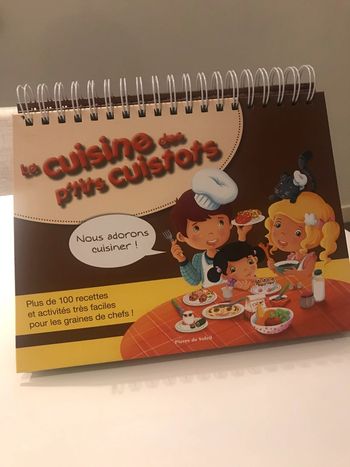 Livre recettes pour enfants « La cuisine des p’tits cuistots »