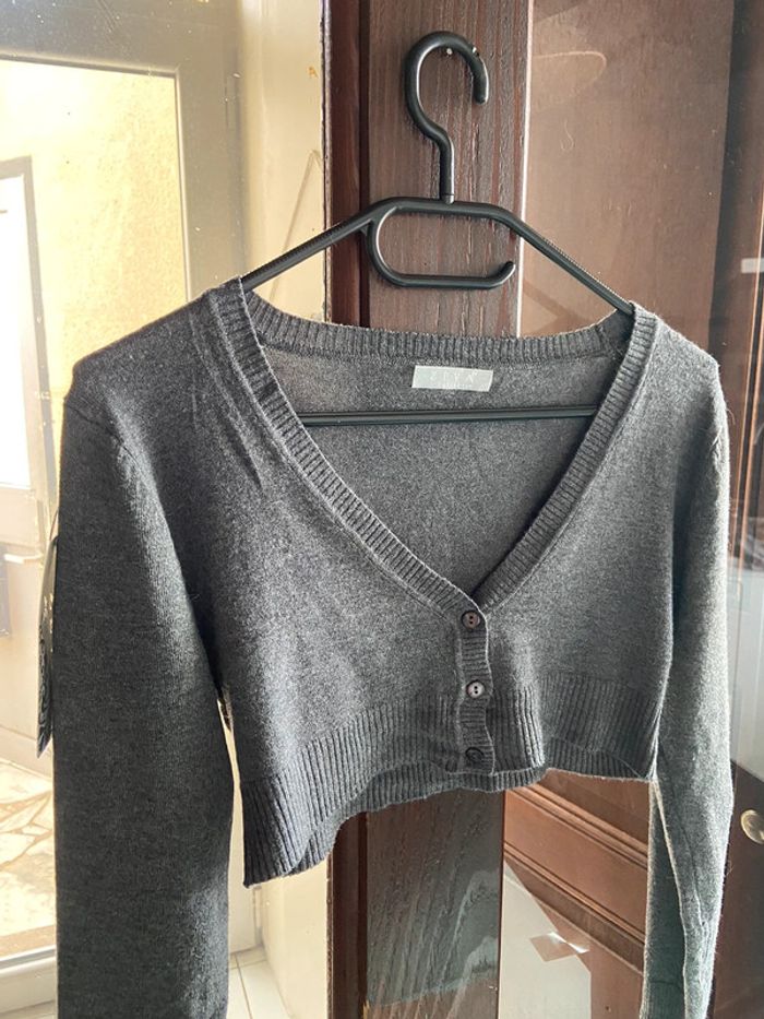 Pull court gris - photo numéro 9