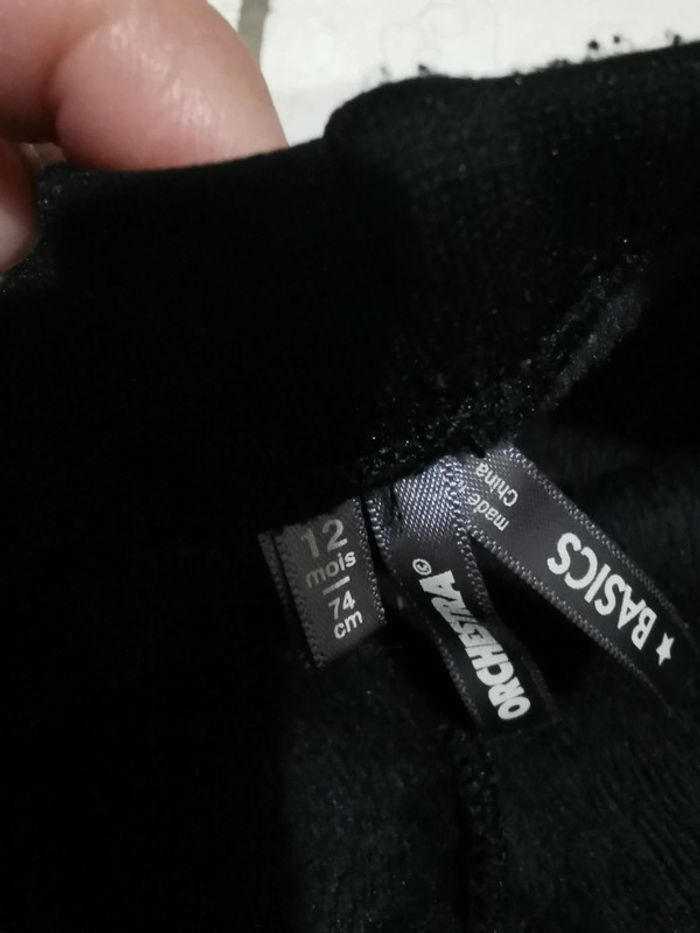 Lot de 2 leggings noir fourré - photo numéro 3