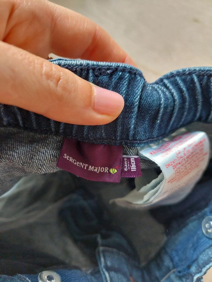Short en jeans poches coeur Sergent Major 6 ans - photo numéro 3