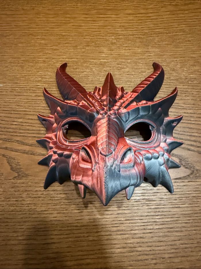 Masque décoratif dragon - photo numéro 3