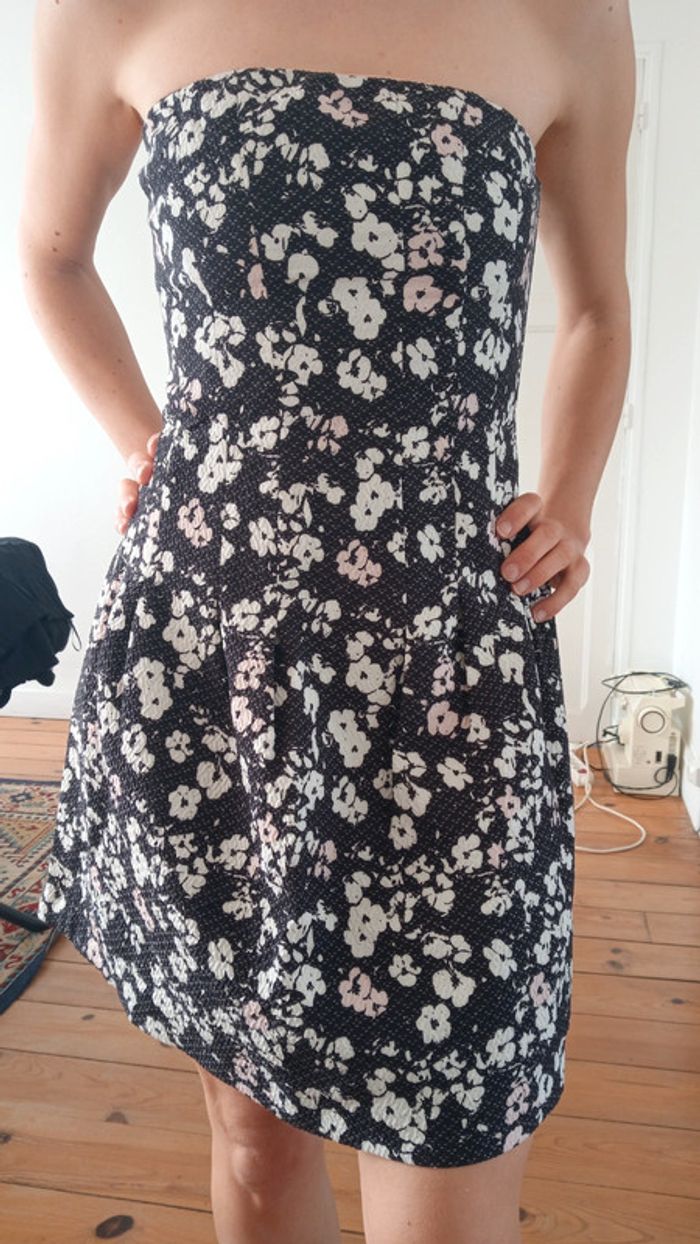 Robe bustier fleur Naf Naf 36