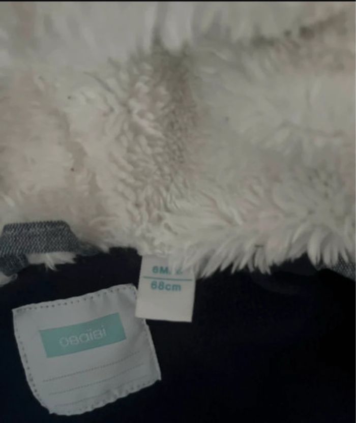 Manteau doudoune bébé 6 mois - photo numéro 3