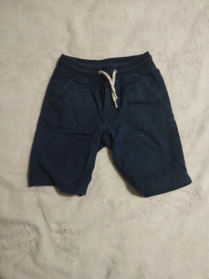 Bermudas short bleu foncé