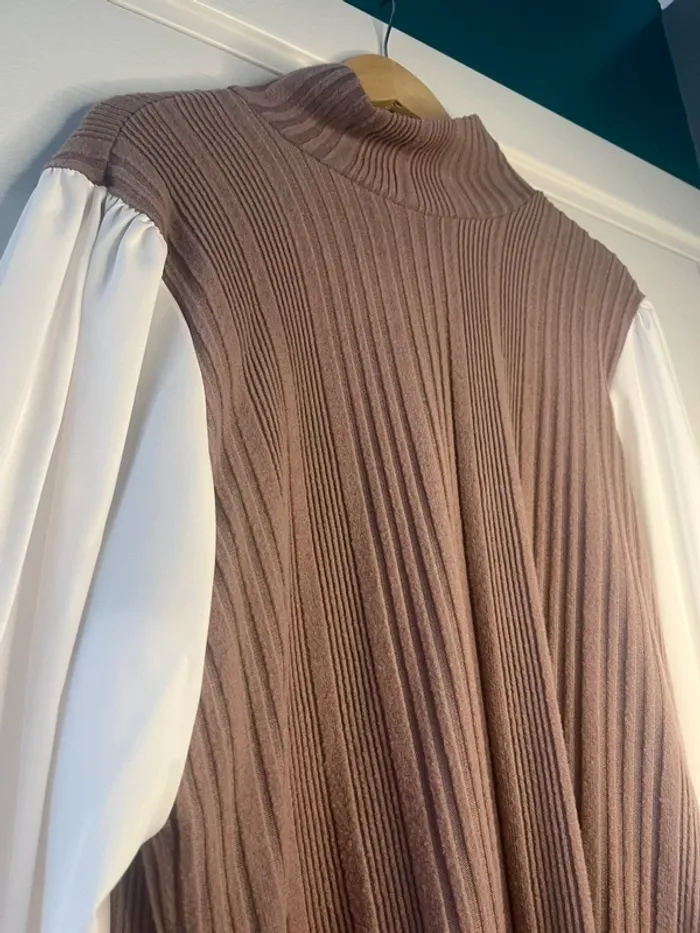 🔹 Robe Moulante Taupe – Shein Curve 🔹 - photo numéro 2