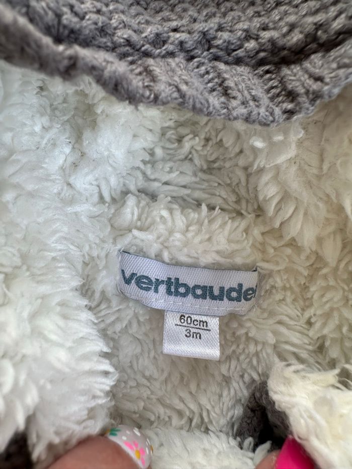 - Gilet Vertbaudet    - 3 mois - Très bon état - photo numéro 2