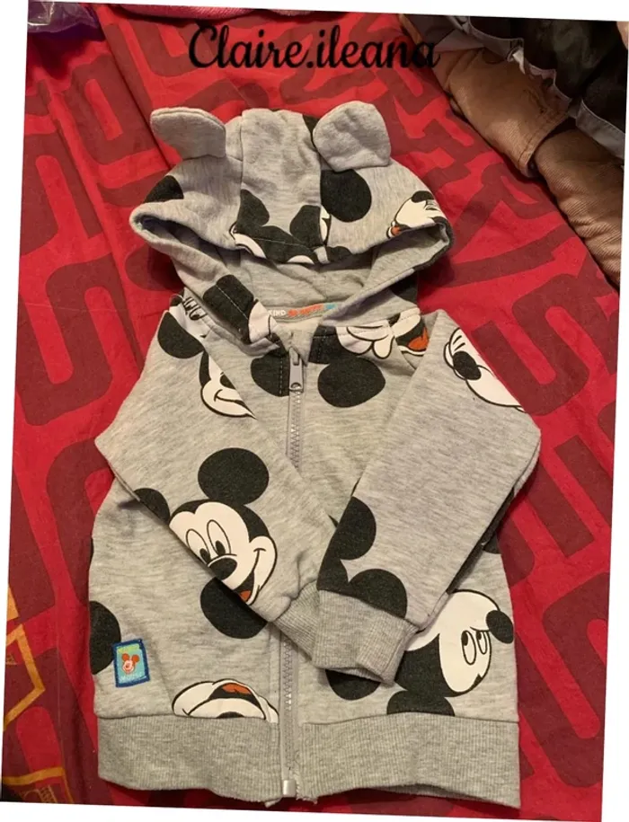 🛑pull Mickey 🛑9/12mois - photo numéro 2