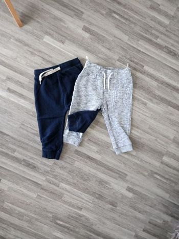 Lot de 2 joggings bébé 18 mois
