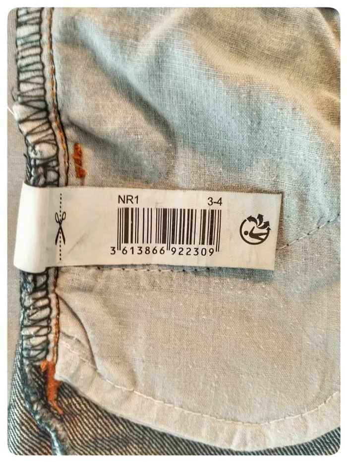 Jean gris foncé (presque noir) taille ajustable - Tex (3-4 ans) - photo numéro 8