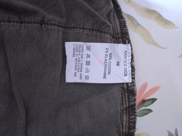 Jean / pantalon gris femme ajusté - photo numéro 6