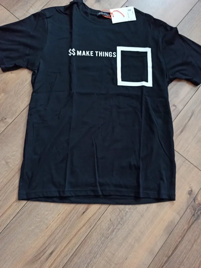 Tee shirt noir homme L - photo numéro 6