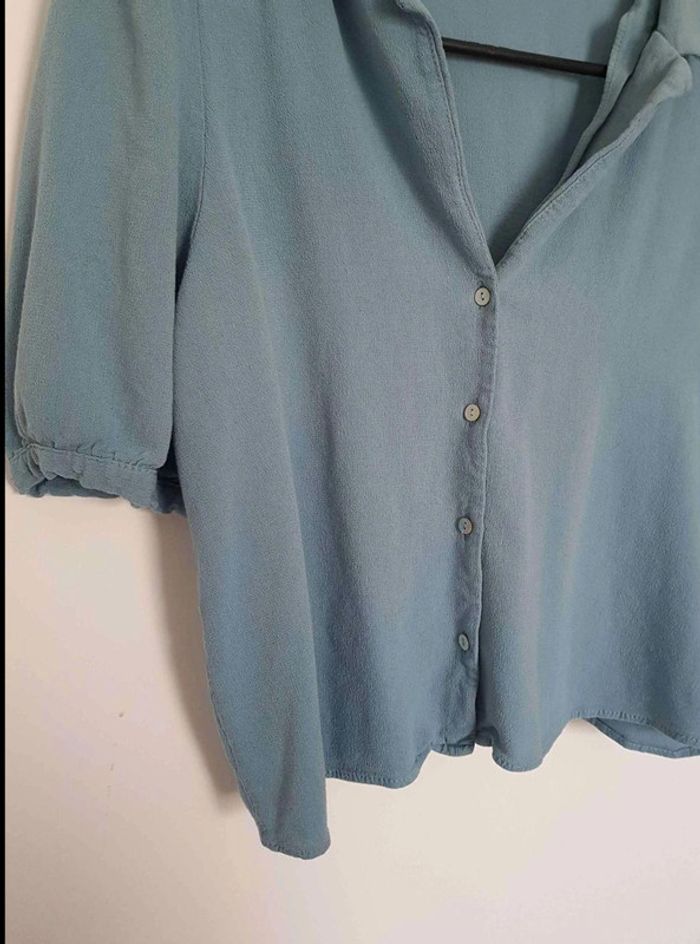 Chemise  avec  laine  courte  Zara  taille  40 - photo numéro 5