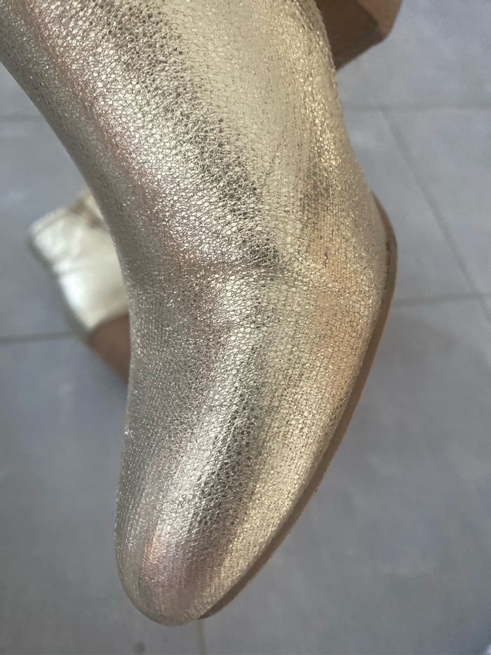 Bottines dorées - photo numéro 7
