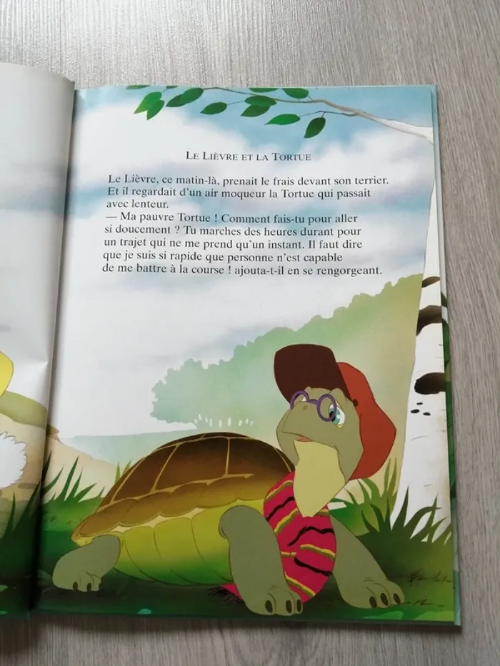Livre il était une fois le lièvre et la tortue de dolphino - photo numéro 3