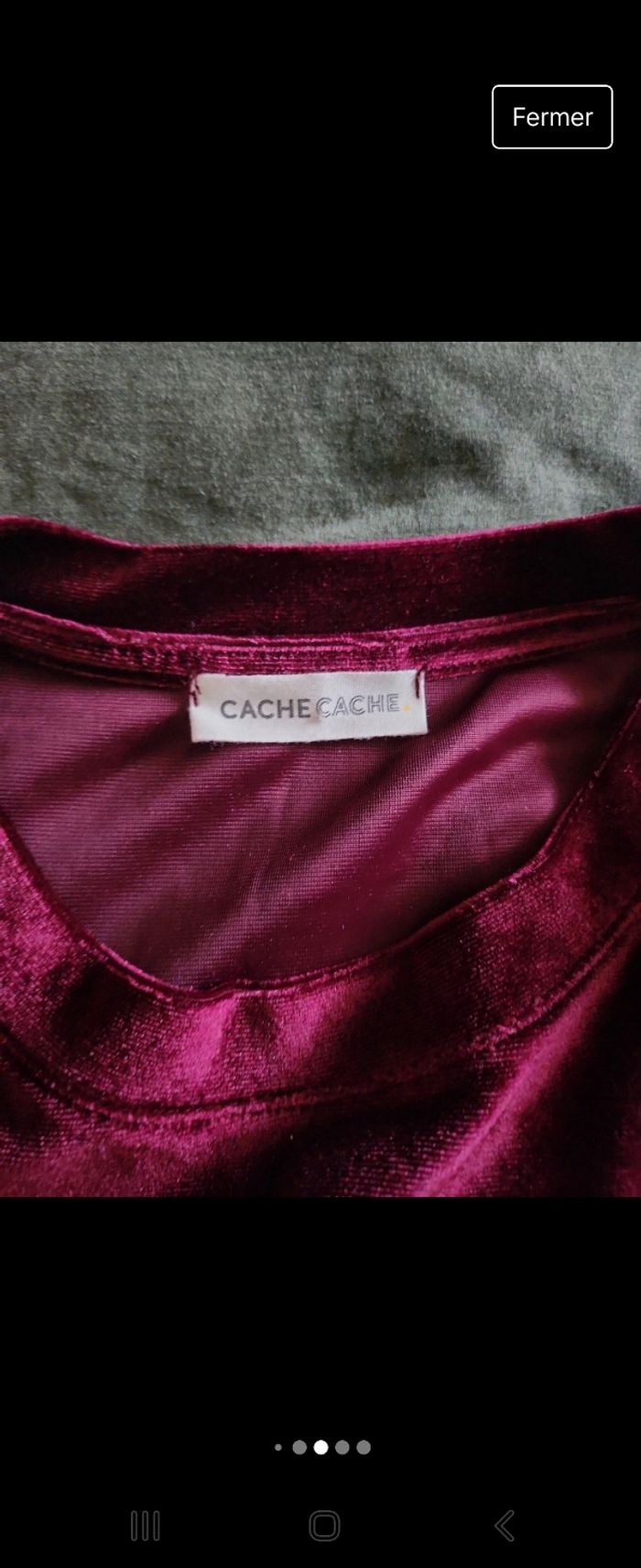 T-shirt tout doux Cache cache - photo numéro 5