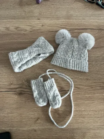 Ensemble Bonnet Bandeau Gant