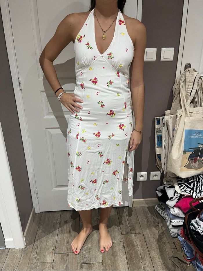 Robe longue dos nu