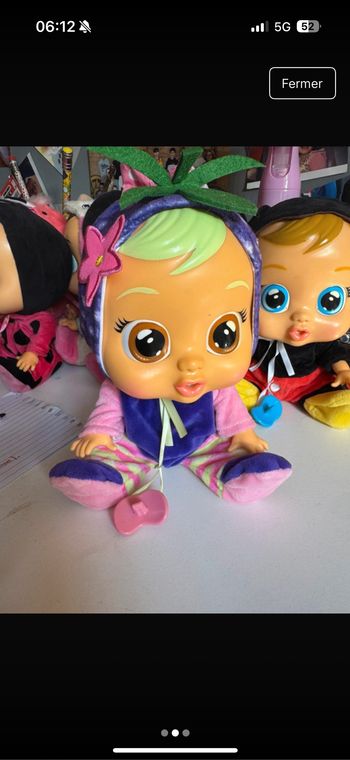 Baby cry myrtille.