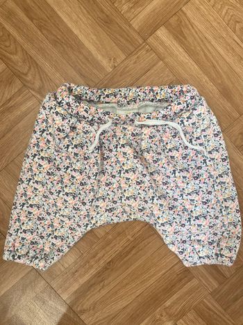 Pantalon jogging motifs fleurs 3 mois Tape à l’Oeil