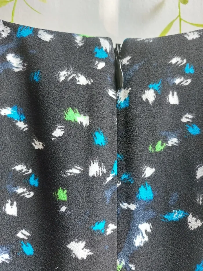 Robe d'été J.Crew – Taille 6 – Noir Imprimé – État : Excellent - photo numéro 2