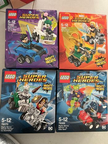 Lot 4 lego dc comics batman
