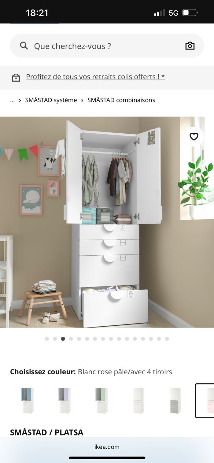 Armoire enfant IKEA Smastad - photo numéro 5