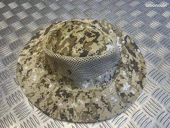 chapeau camouflage maille respirante chasse peche randonnée camping militaire jungle