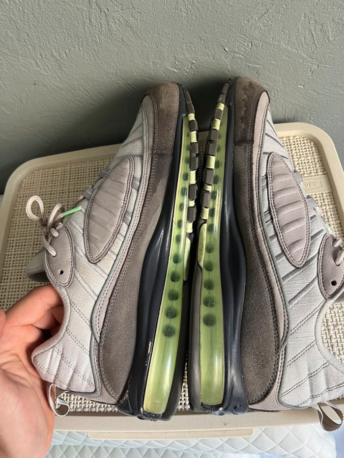 Nike Air Max 98 Vast Grey / Menthe - photo numéro 6