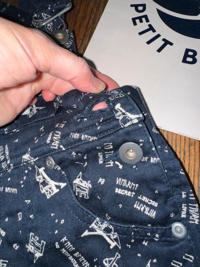 Salopette petit bateau 6 mois - photo numéro 3
