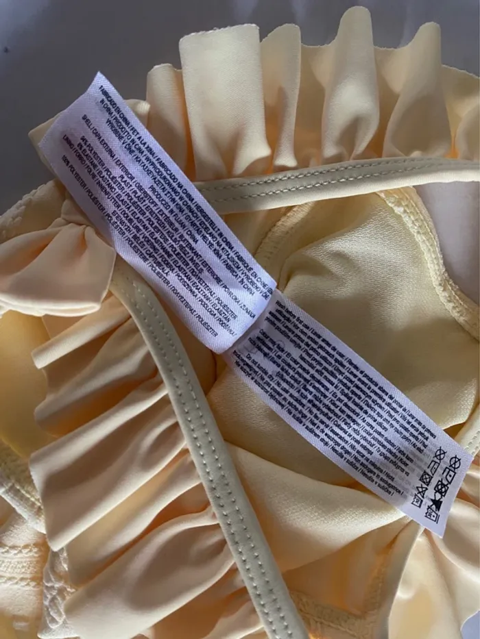 Maillot de bain jaune clair Primark 0-3 mois [ref.71B070] - photo numéro 4