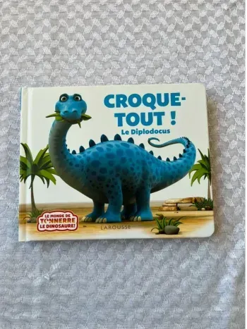 Livre enfant Croque-tout, le diplodocus