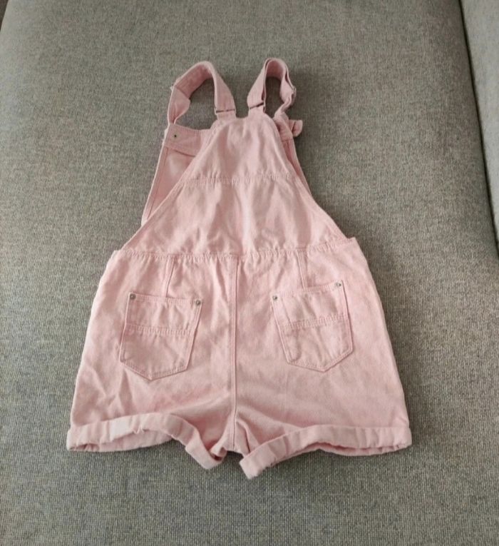 Salopette short rose fille 9 ans Kiabi - photo numéro 4