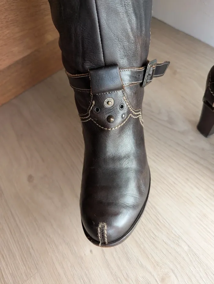 Bottes marron chocolat - photo numéro 11