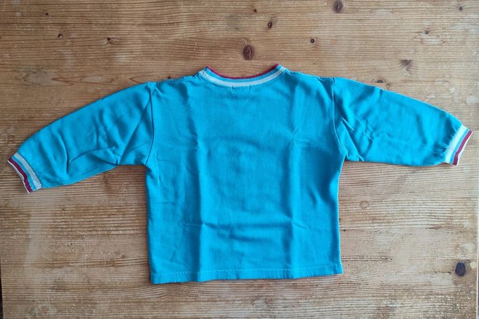 Sweat bleu imprimé – 5 ans – TBE - photo numéro 3
