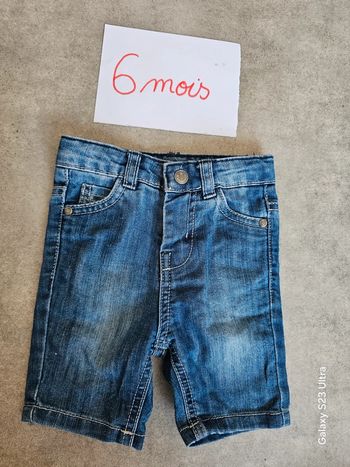 Short en jean