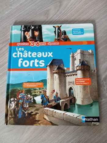 Livre documentaire Les châteaux forts 