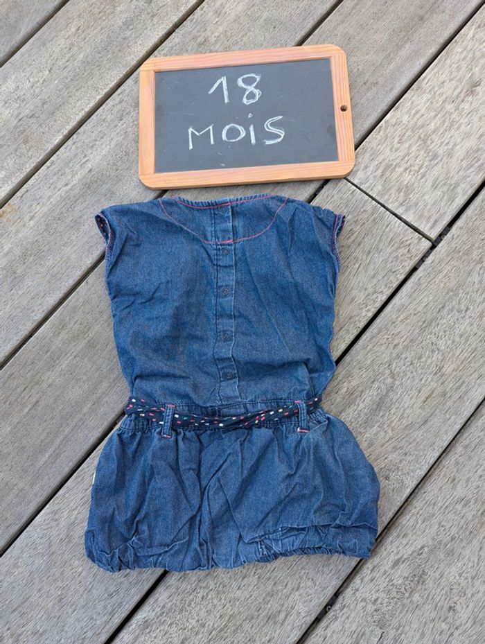 Robe en jean 18 mois Lulu Castagnette - photo numéro 3