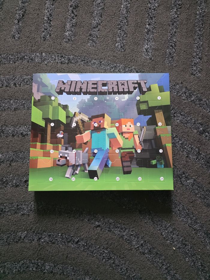 Calendrier de l'avent minecraft 24 cases de minecraft - photo numéro 3
