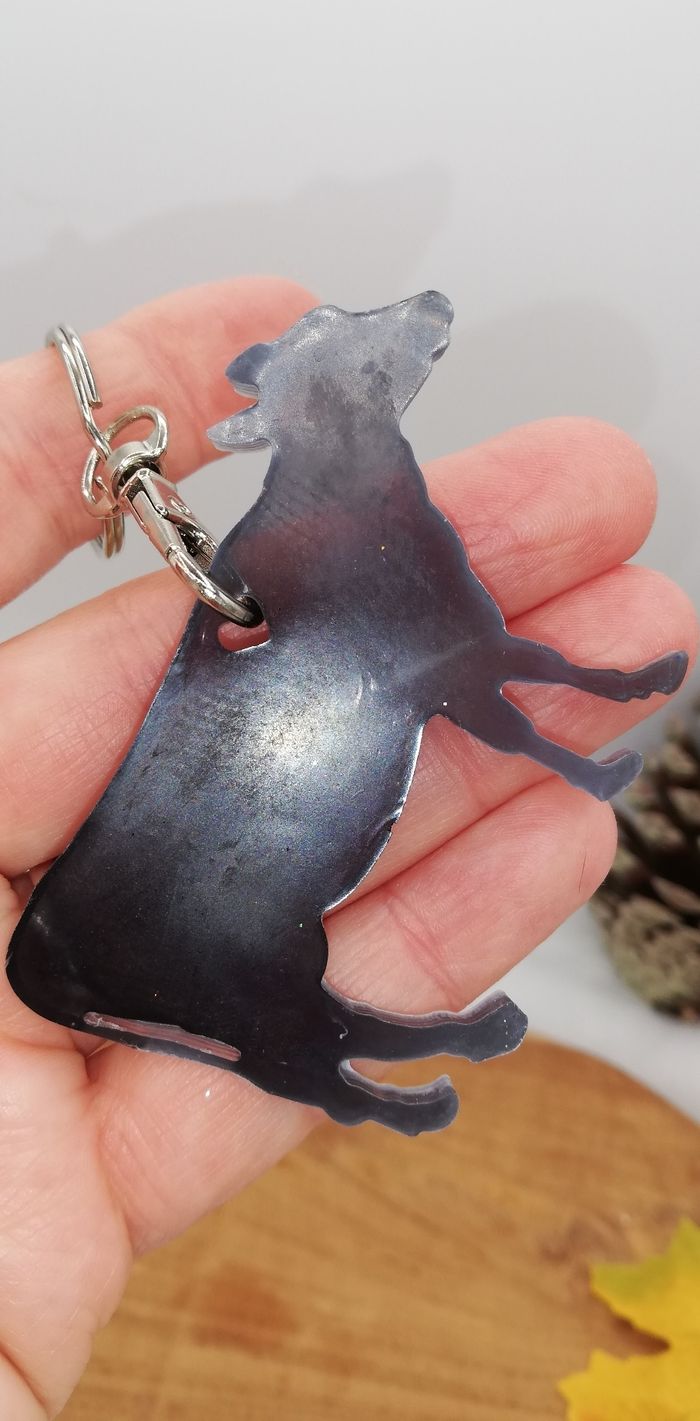 Porte-clef vache résine - photo numéro 2