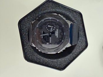 Montre casio g shock GM-2100BB-1AER cadran métal noir et bracelet noir sport 