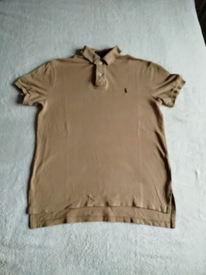 Polo Ralph Lauren beige taille S - photo numéro 3